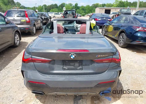 2021 BMW M440I из США, поврежденный, VIN WBA53AT05MCG89665